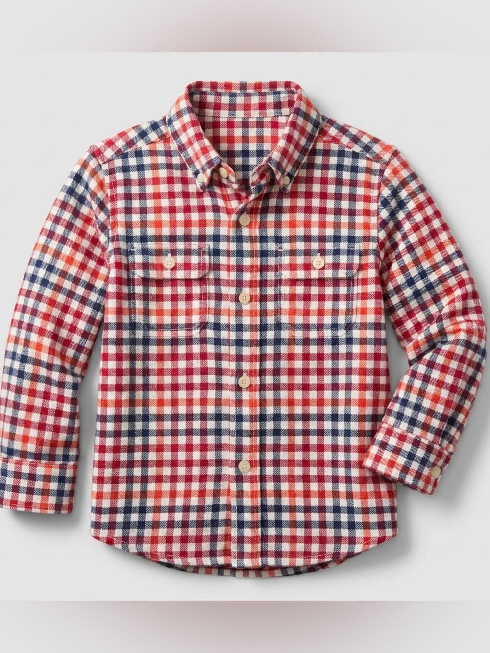 BABY GAP 2T Flannel button down EUC